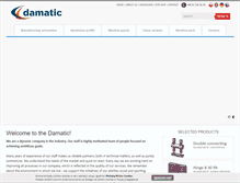 Tablet Screenshot of damatic.eu